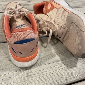 Orange and Blue Adidas Sneakers